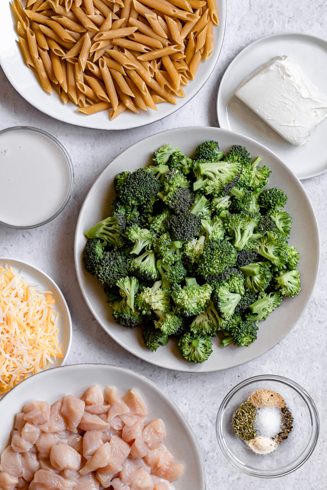 Healthy Instant Pot Chicken Broccoli Alfredo